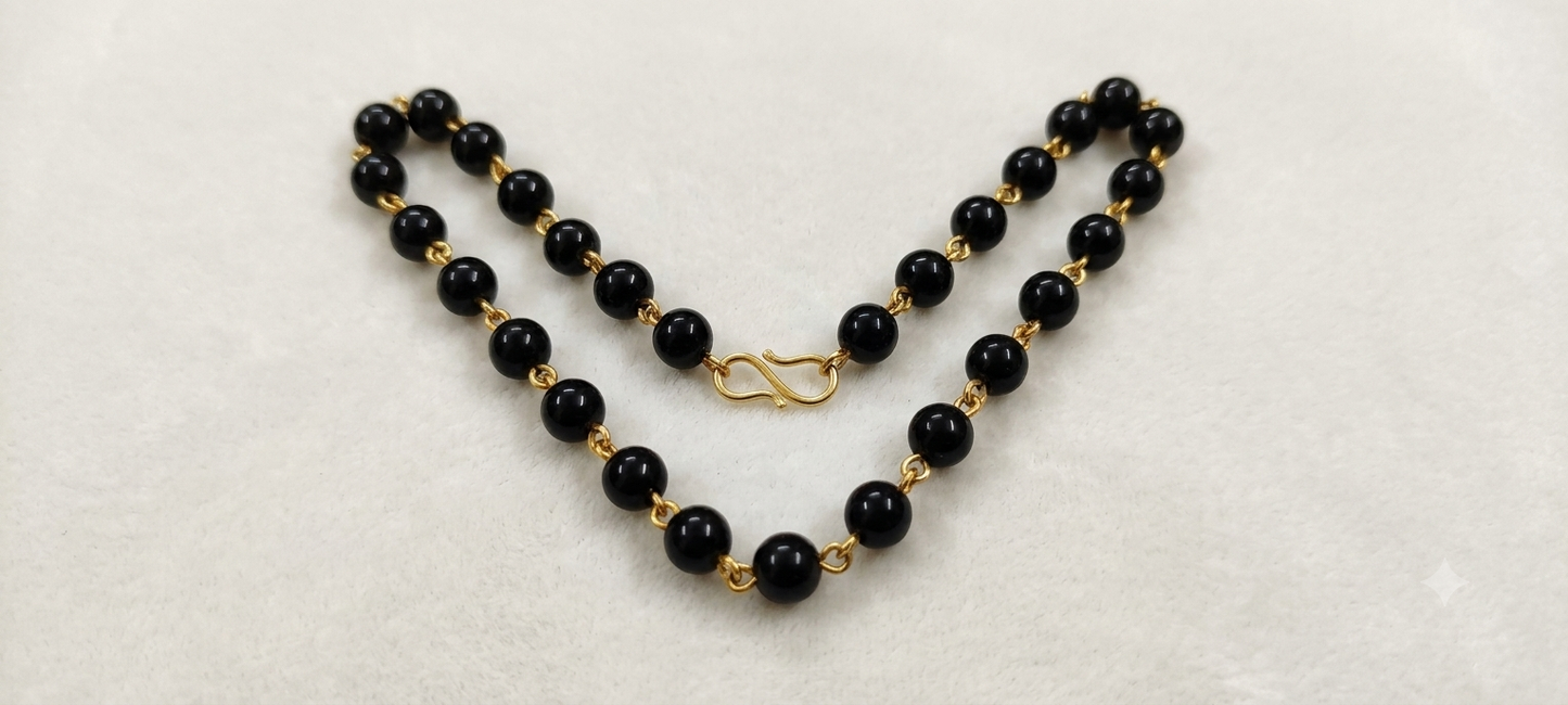 Noir Onyx Classic Beaded Bracelet