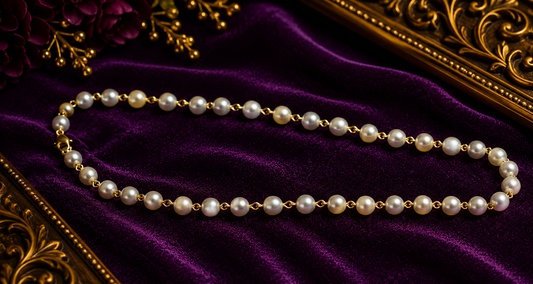 Elegant Handmade Pearl Necklace for Women | Traditional & Festive Jewelry